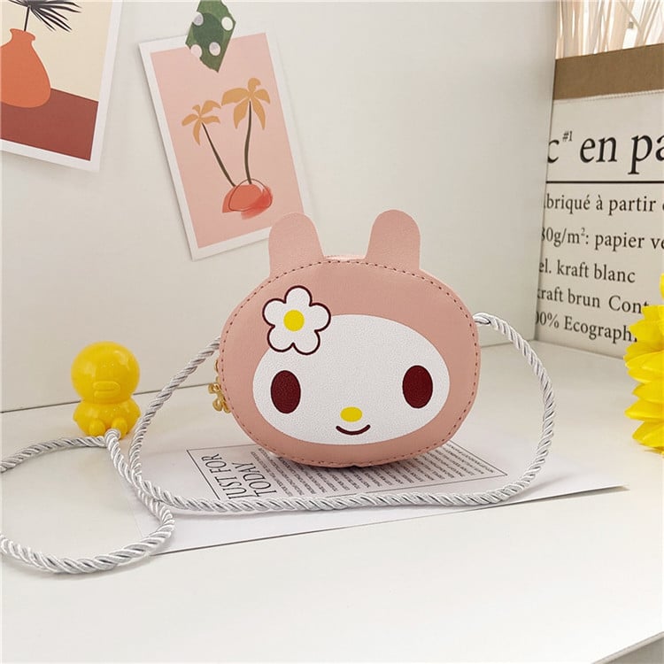 Dječja crossbody torba s mačjim motivom, PU koža, anti-theft, za učenike osnovne škole