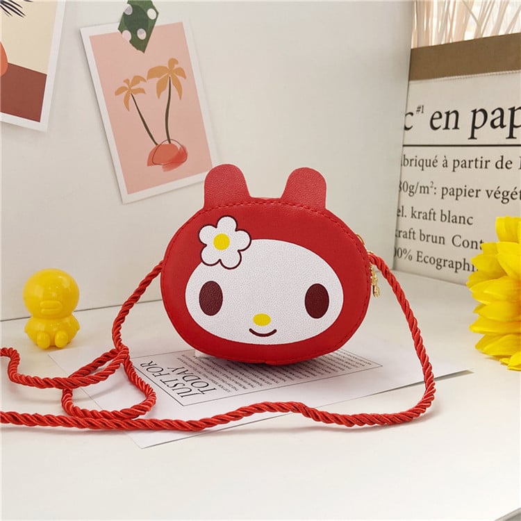Dječja crossbody torba s mačjim motivom, PU koža, anti-theft, za učenike osnovne škole