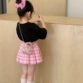 Dječja torbica Bowknot od PU, prozračna, unisex, pogodna za vrtić, svježi i slatki stil