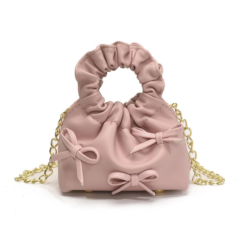 Dječja torbica Bowknot od PU, prozračna, unisex, pogodna za vrtić, svježi i slatki stil