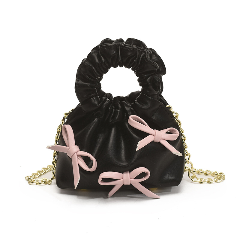 Dječja torbica Bowknot od PU, prozračna, unisex, pogodna za vrtić, svježi i slatki stil