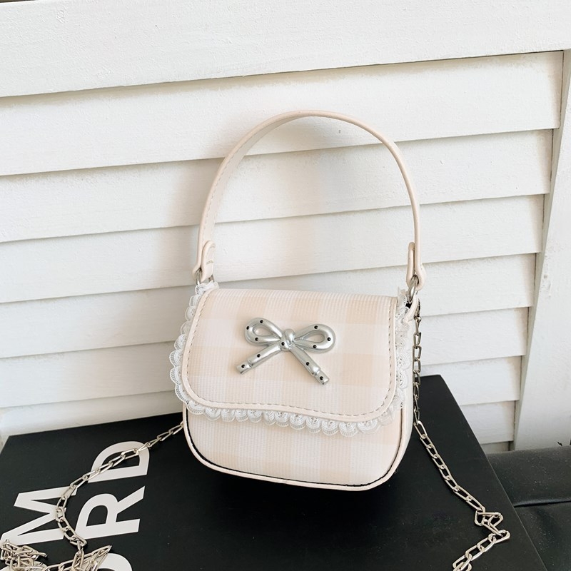 Dječja crossbody torba za djevojčice, PU materijal, street stil, mašnica detalj, lagan ergonomski dizajn