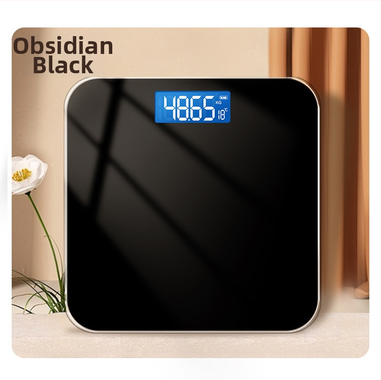 Inteligentná váha na telesnú hmotnosť a tuk s USB nabíjaním, 180 kg nosnosť, vysokopresný senzor, HD LCD displej