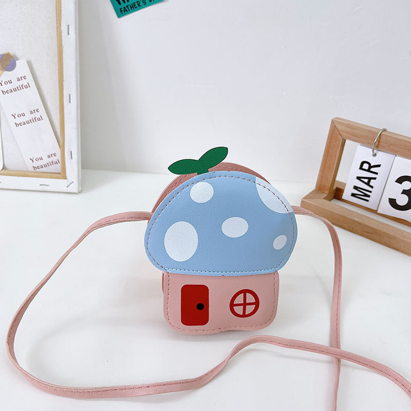 Dječja torba na rame u korejskom casual stilu (PU leather; anti-theft; cartoon pattern; Mushroom Cottage; Notelli)