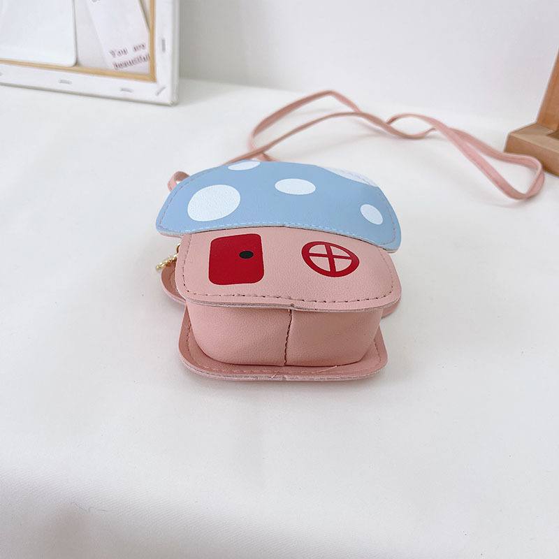 Dječja torba na rame u korejskom casual stilu (PU leather; anti-theft; cartoon pattern; Mushroom Cottage; Notelli)