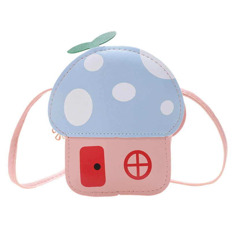 Dječja torba na rame u korejskom casual stilu (PU leather; anti-theft; cartoon pattern; Mushroom Cottage; Notelli)