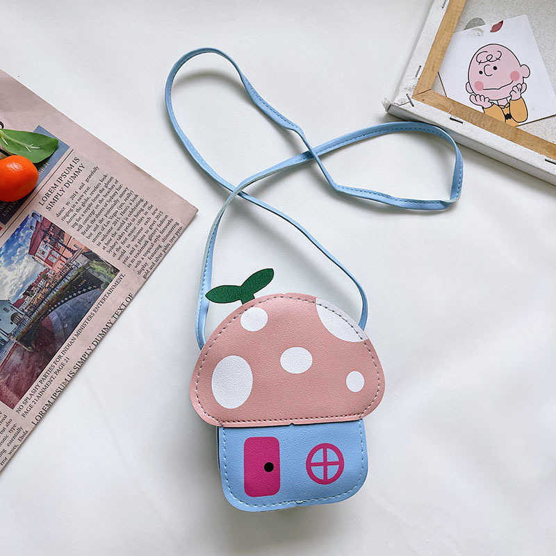 Dječja torba na rame u korejskom casual stilu (PU leather; anti-theft; cartoon pattern; Mushroom Cottage; Notelli)