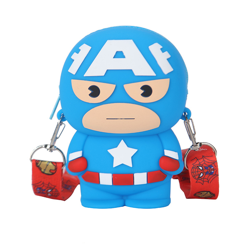 Silikonska dječja novčanik za kovance | neutralan spol, otporan na habanje i udarce, za djecu, stil Modern Tide Cool