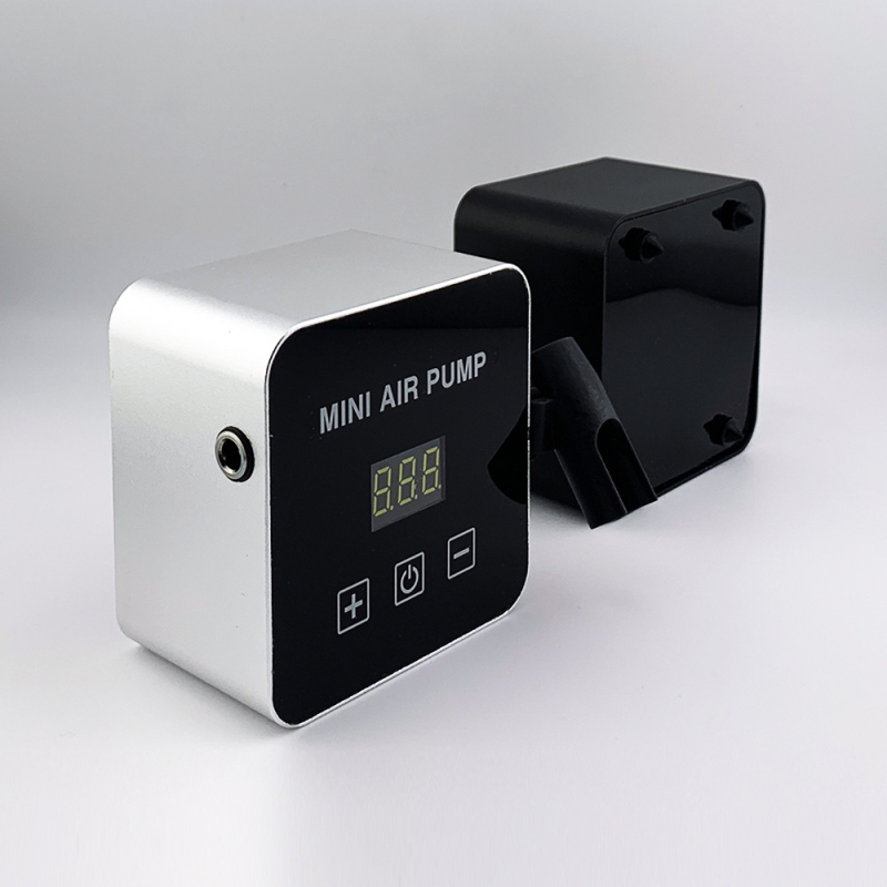 Mali električni četverokutni sprej za njegu noktiju s gradijentnom bojom i model za tetovažu — konstrukcija od aluminija/PMMA/ABS, maksimalni izlazni tlak 25, optimalna udaljenost raspršivanja 50, širina struje 0–100, kompatibilan kapacitet 5cc/7cc/20cc/40