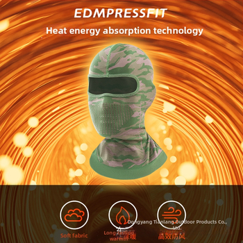 Cyklomaska s maskáčovou pletenou kapucou, nylonový materiál, na vonkajšie použitie, unisex, pre cyklistiku, motocyklový šport, rybolov, turistiku a lyžovanie