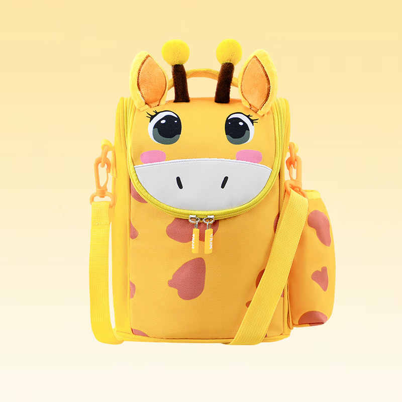 Geantă termică pentru prânz, unisex, pentru școala primară, cu curea de umăr, din Oxford, impermeabilă și etanșă, model unicorn desen animat