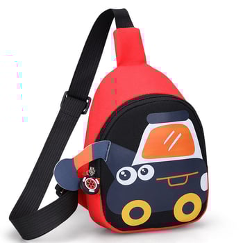 Dječja crossbody torba s dizajnom bagra, anime uzorak, vodootporna, ultralakа, proširiva