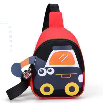 Dječja crossbody torba s dizajnom bagra, anime uzorak, vodootporna, ultralakа, proširiva