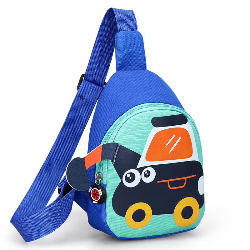 Dječja crossbody torba s dizajnom bagra, anime uzorak, vodootporna, ultralakа, proširiva