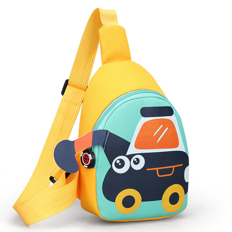 Dječja crossbody torba s dizajnom bagra, anime uzorak, vodootporna, ultralakа, proširiva