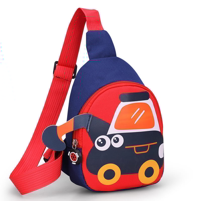 Dječja crossbody torba s dizajnom bagra, anime uzorak, vodootporna, ultralakа, proširiva