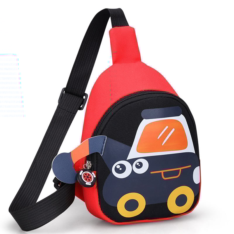 Dječja crossbody torba s dizajnom bagra, anime uzorak, vodootporna, ultralakа, proširiva