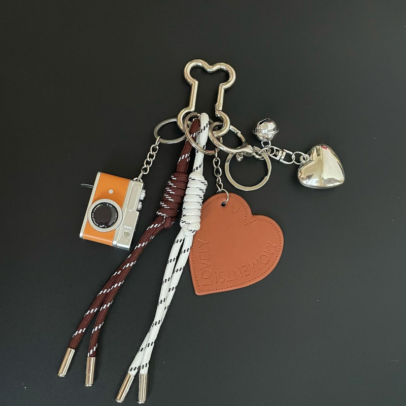 Accesoriu pentru chei cu șnur țesut, stil Ins, aliaj, Model JS-108, Marcă Hesheng, Model: Bear/Pig/Small Animal