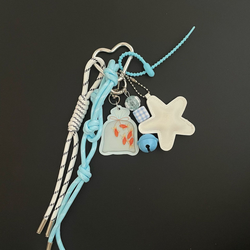 Accesoriu pentru chei cu șnur țesut, stil Ins, aliaj, Model JS-108, Marcă Hesheng, Model: Bear/Pig/Small Animal