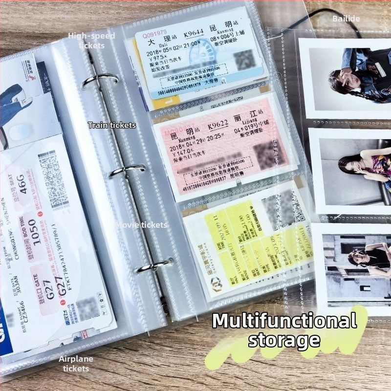 Album na uskladnenie lístkov a fotografií - štýl krištáľového fotoalbumu, kožené puzdro, väzba: iná, značka Unique, účel: detský fotoalbum