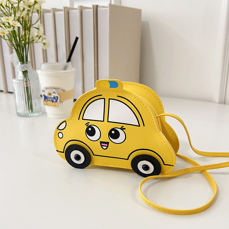 Dječja crossbody torba za dječake i djevojčice, anime automobil dizajn, PU materijal, prozračna i ultra lagana, zaštita kralježnice