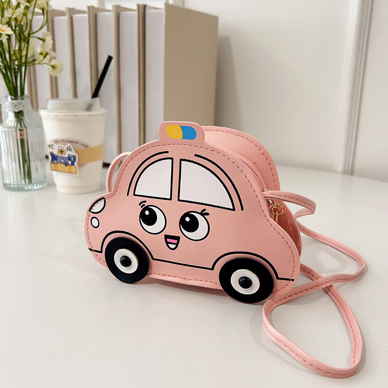 Dječja crossbody torba za dječake i djevojčice, anime automobil dizajn, PU materijal, prozračna i ultra lagana, zaštita kralježnice
