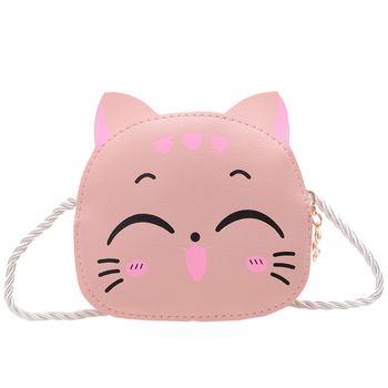 Dječja PU crossbody torba - Kitty serija, Kitty uzorak (PU koža, Kitty serija, Notelli, zaštita od krađe)