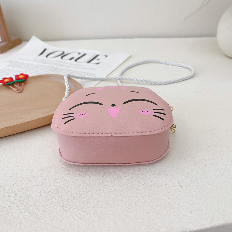 Dječja PU crossbody torba - Kitty serija, Kitty uzorak (PU koža, Kitty serija, Notelli, zaštita od krađe)