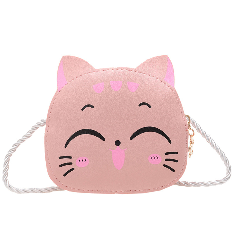 Dječja PU crossbody torba - Kitty serija, Kitty uzorak (PU koža, Kitty serija, Notelli, zaštita od krađe)