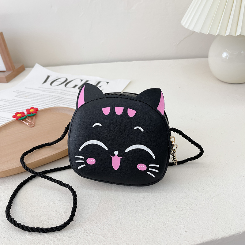 Dječja PU crossbody torba - Kitty serija, Kitty uzorak (PU koža, Kitty serija, Notelli, zaštita od krađe)