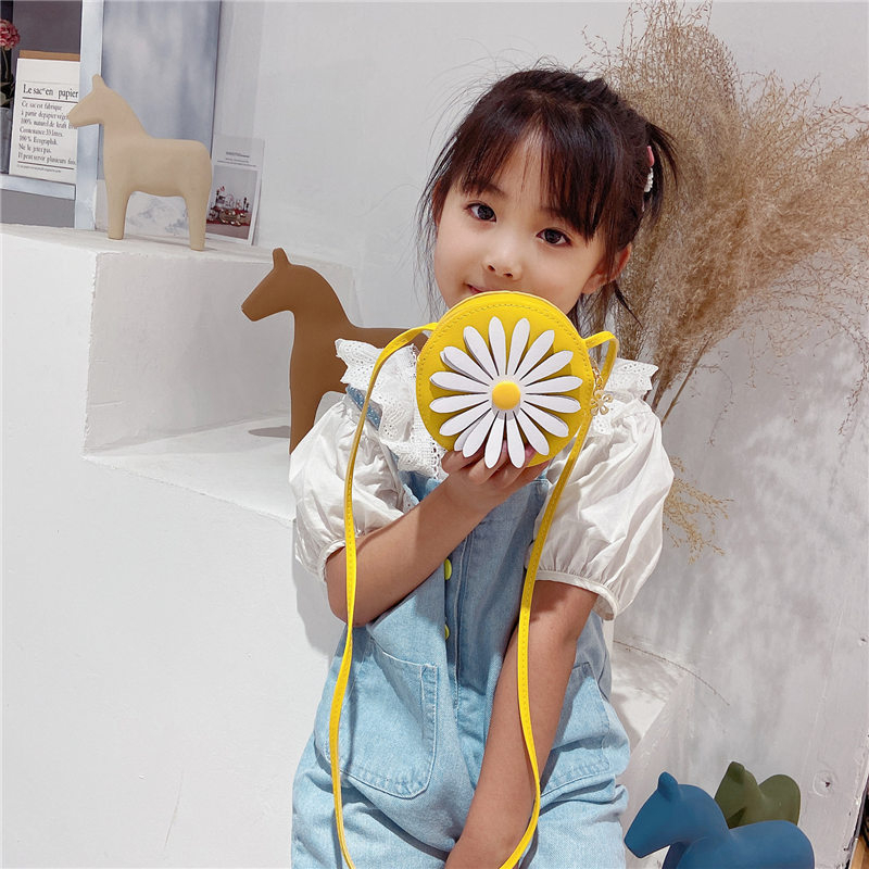 Dječja PU kožna crossbody torba s mozaiknim cvjetnim uzorkom – prozračna, vodootporna, otporna na habanje, zaštita od krađe; pogodna za vrtić