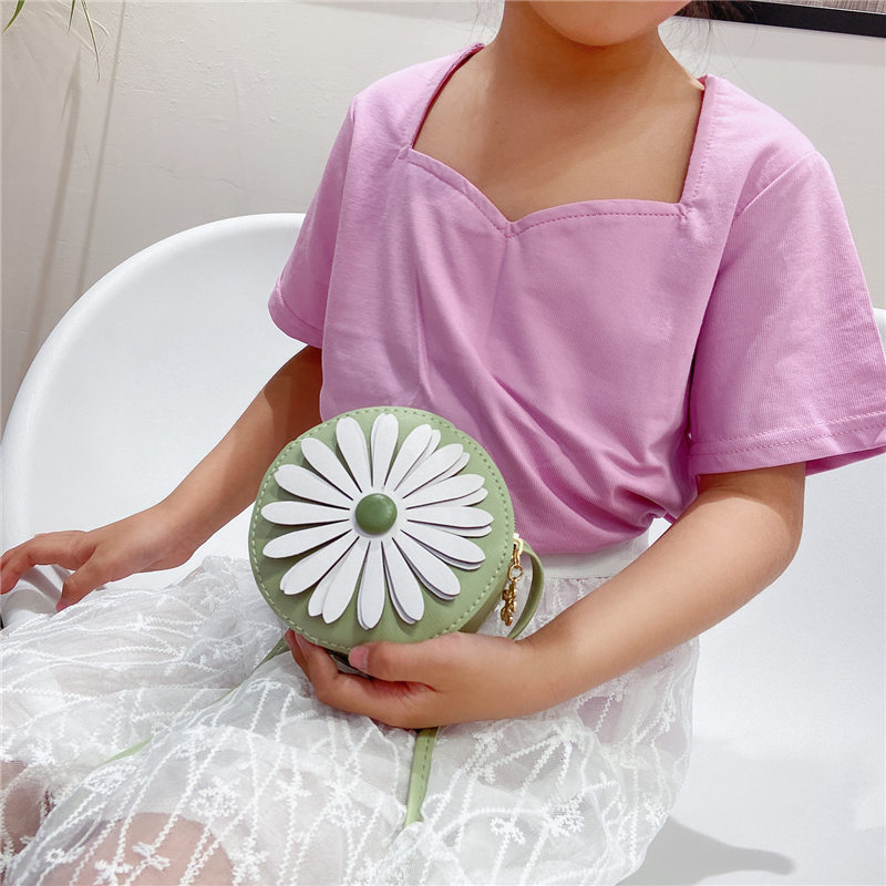 Dječja PU kožna crossbody torba s mozaiknim cvjetnim uzorkom – prozračna, vodootporna, otporna na habanje, zaštita od krađe; pogodna za vrtić