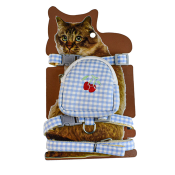 Котешки хасп с каишка и плодова раница, I-образен дизайн за гръден и гръбен носач, плат, Zhejiang произход