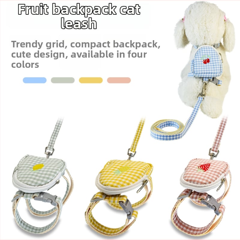 Котешки хасп с каишка и плодова раница, I-образен дизайн за гръден и гръбен носач, плат, Zhejiang произход