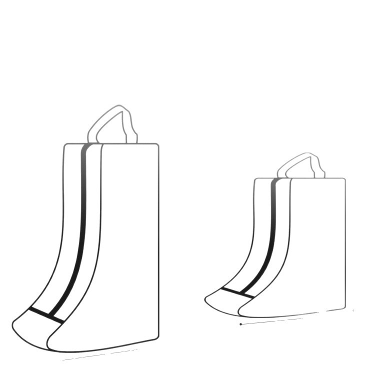 Torba za pohranu cipelja, 3D prozirni dizajn, vodootporna i otporna na prljanje, PE materijal, minimalistički stil