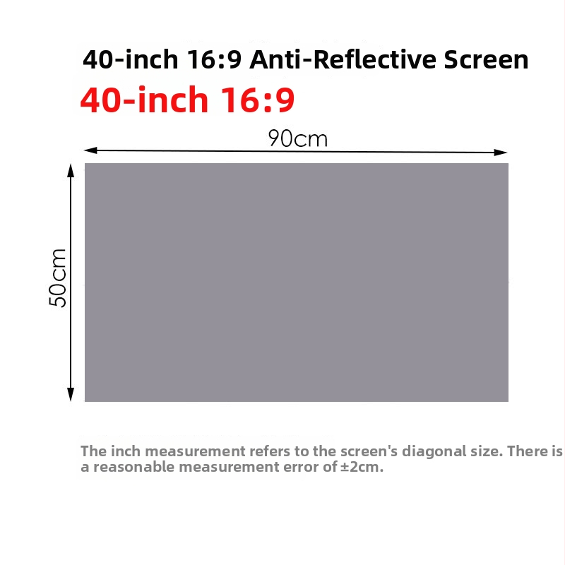 NICEFOUR SK1 Skladacia proti oslneniu projekčná obrazovka, hmotnosť 100–820 g, autorizovaná súkromná značka, uhol pozorovania 0–40°