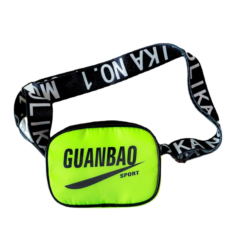 Geantă de umăr pentru copii cu logo de litere – design crossbody jucăuș, culoare solidă (Material: Nylon; Captușeală: Poliester; Vârstă potrivită: Grădiniță; Stil: Drăguț; Model: Culoare solidă)