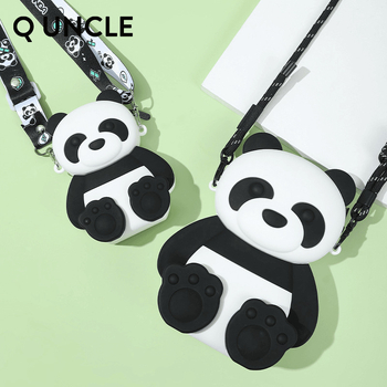 Silikon Panda crossbody torba za unisex, studentski stil, prozračna, vodootporna, ultra lagana, proširiva