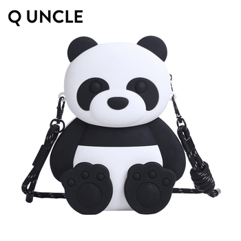Silikon Panda crossbody torba za unisex, studentski stil, prozračna, vodootporna, ultra lagana, proširiva