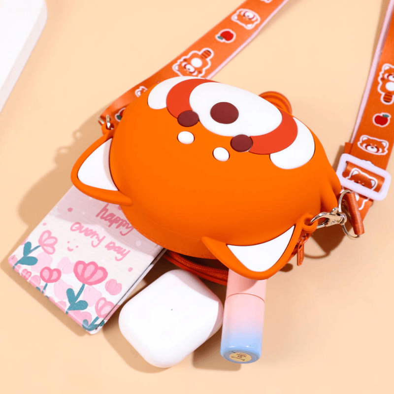 Silikon Panda crossbody torba za unisex, studentski stil, prozračna, vodootporna, ultra lagana, proširiva