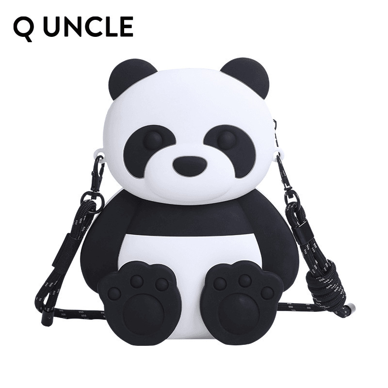 Silikon Panda crossbody torba za unisex, studentski stil, prozračna, vodootporna, ultra lagana, proširiva