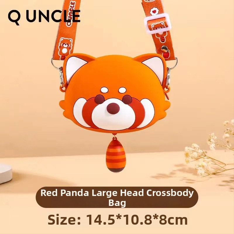 Silikon Panda crossbody torba za unisex, studentski stil, prozračna, vodootporna, ultra lagana, proširiva