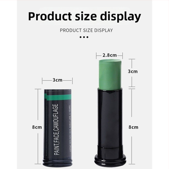 Chagall maskovací olejová farba na telo, tri farby, 30 g, pre vojenských fanúšikov a kempovanie v prírode