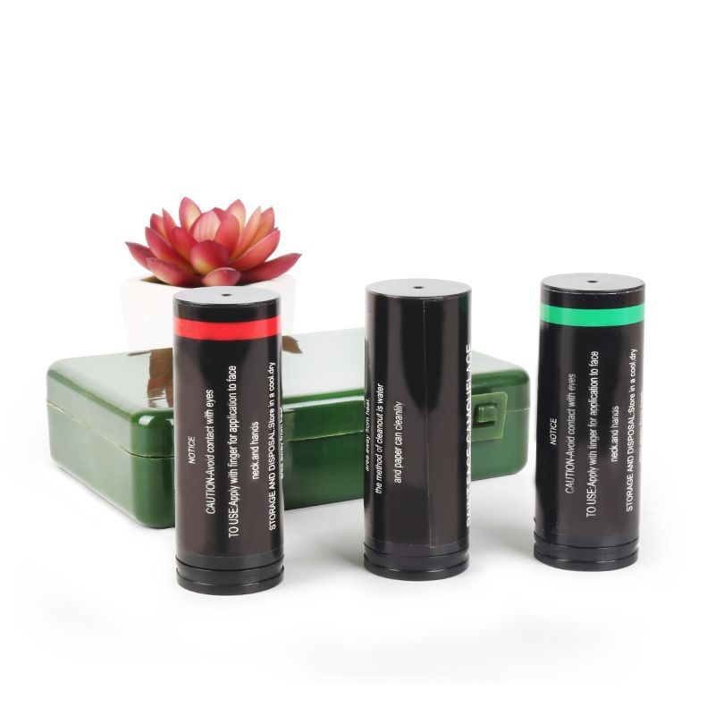 Chagall kamuflažni uljni makeup za tijelo, trobojni set, 30 g, za vojne entuzijaste i kampiranje na otvorenom