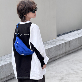 Dječja crossbody torbica, lagana, platnena, s poliesterom, unisex, za predškolski uzrast, prozračna za svakodnevnu upotrebu