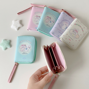 PU novčanik za kovanice s anime uzorkom, djevojački stil, HISOCUTE