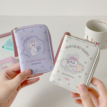 PU novčanik za kovanice s anime uzorkom, djevojački stil, HISOCUTE