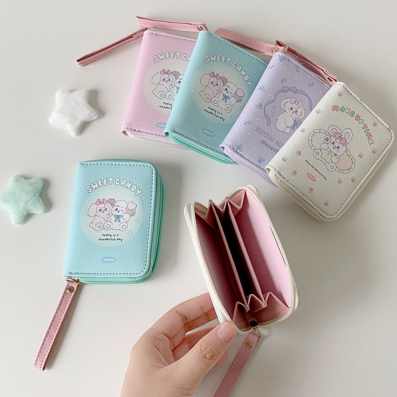 PU novčanik za kovanice s anime uzorkom, djevojački stil, HISOCUTE