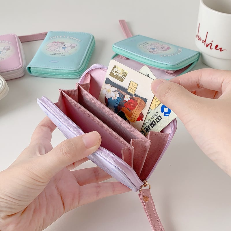 PU novčanik za kovanice s anime uzorkom, djevojački stil, HISOCUTE