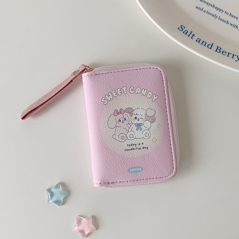 PU novčanik za kovanice s anime uzorkom, djevojački stil, HISOCUTE
